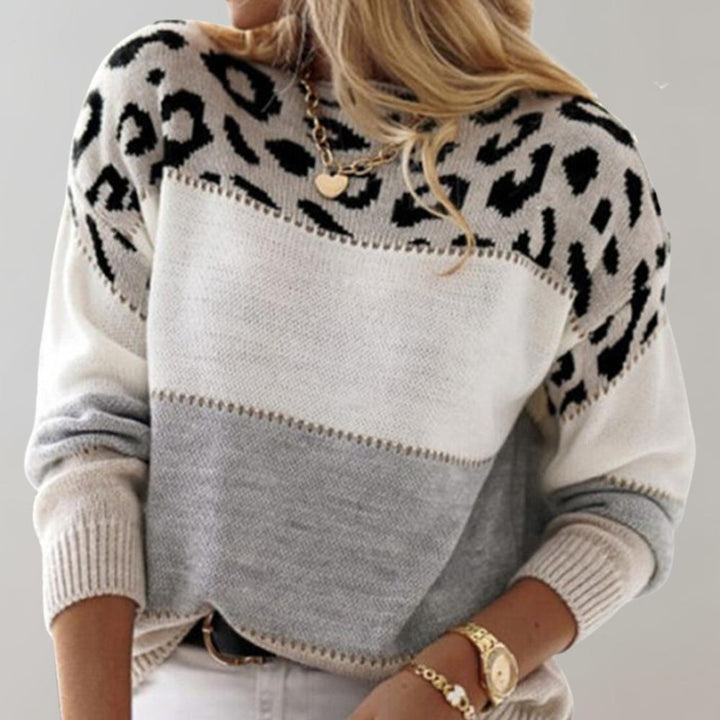 LEIA | Leopard Print Casual Sweater